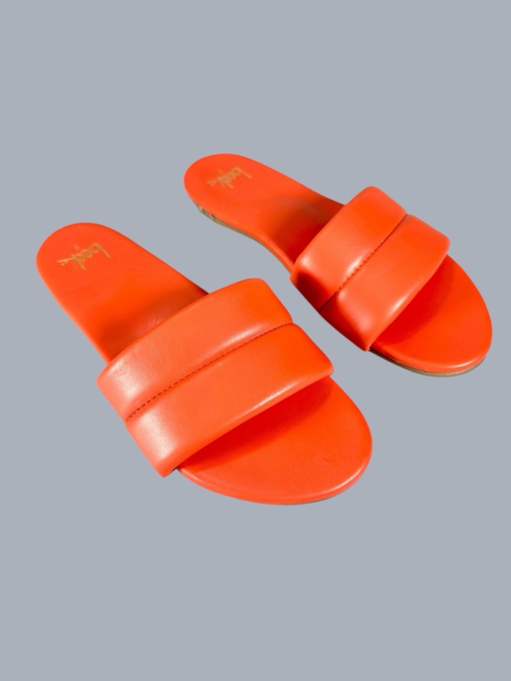 Beek Women’s Sugarbird Slide Sandals in Tangerine - Picture 3 of 13